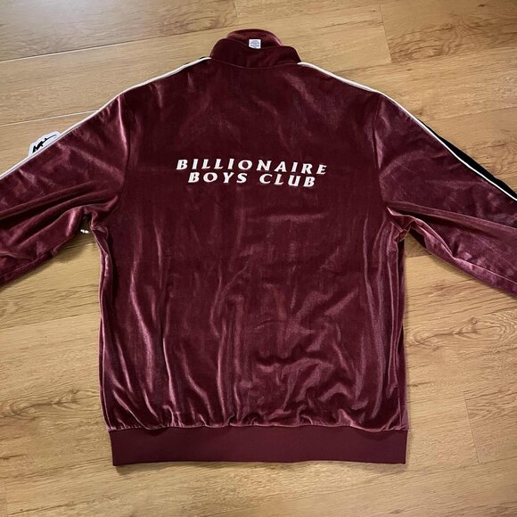 Billionaire Boys Club Satin Velvet Track Velour Jacket (BB Flight Jacket) - Picture 7 of 7